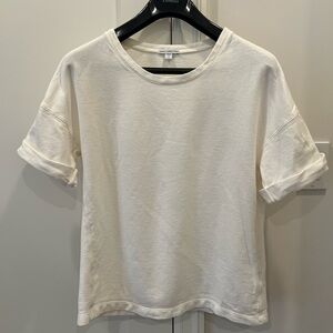James Perse White 100% Cotton Tee Size 2